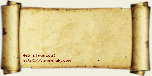 Andreja Crnjanski vizit kartica